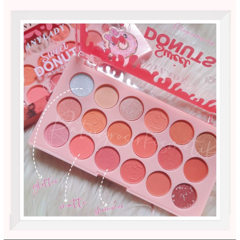 PROMO!!!EYESHADOW PALETTE SWEET DONUTS ANYLADY NO.734B/UNICORN LOVE SWEET NO.800