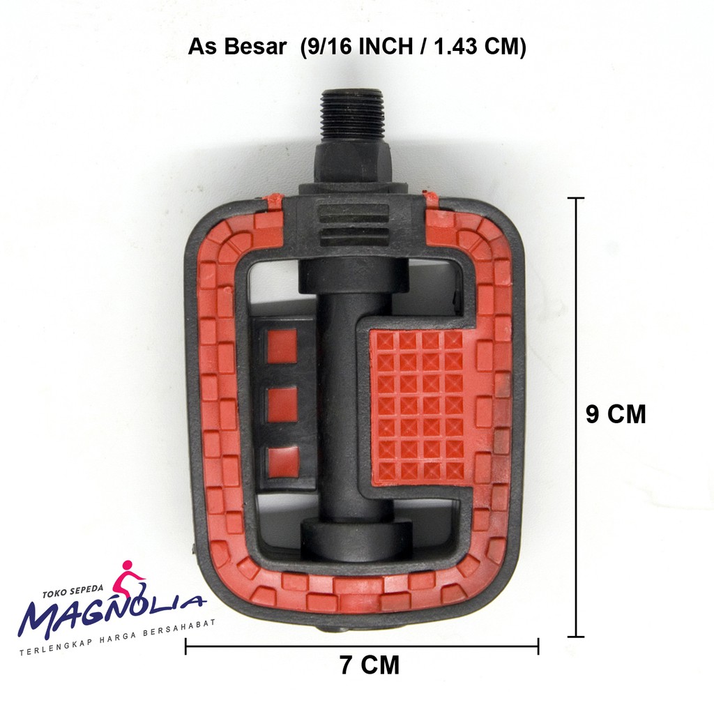 Pedal Sepeda Onthel CTB Mini As Besar PVC