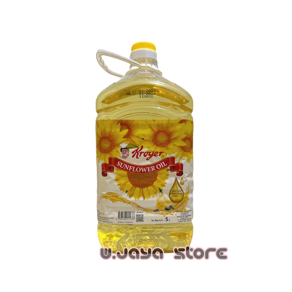 

Kroger Sunflower Oil 5 lt / Minyak Bunga Matahari 5 lt