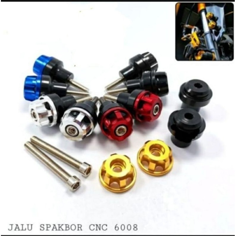 Jalu Spakbor Jalu Body Jalu Knalpot Universal Nmax,Pcx,Aerox,Ninja,Vixion,Cbr,R15 universal ukuran baut drat 10