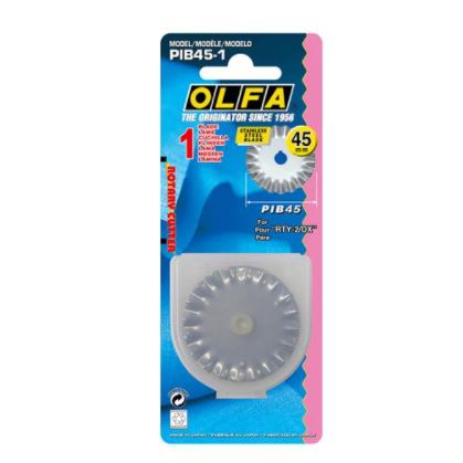 

Olfa-Pinking blade for Rotary Cutters PIB45-1