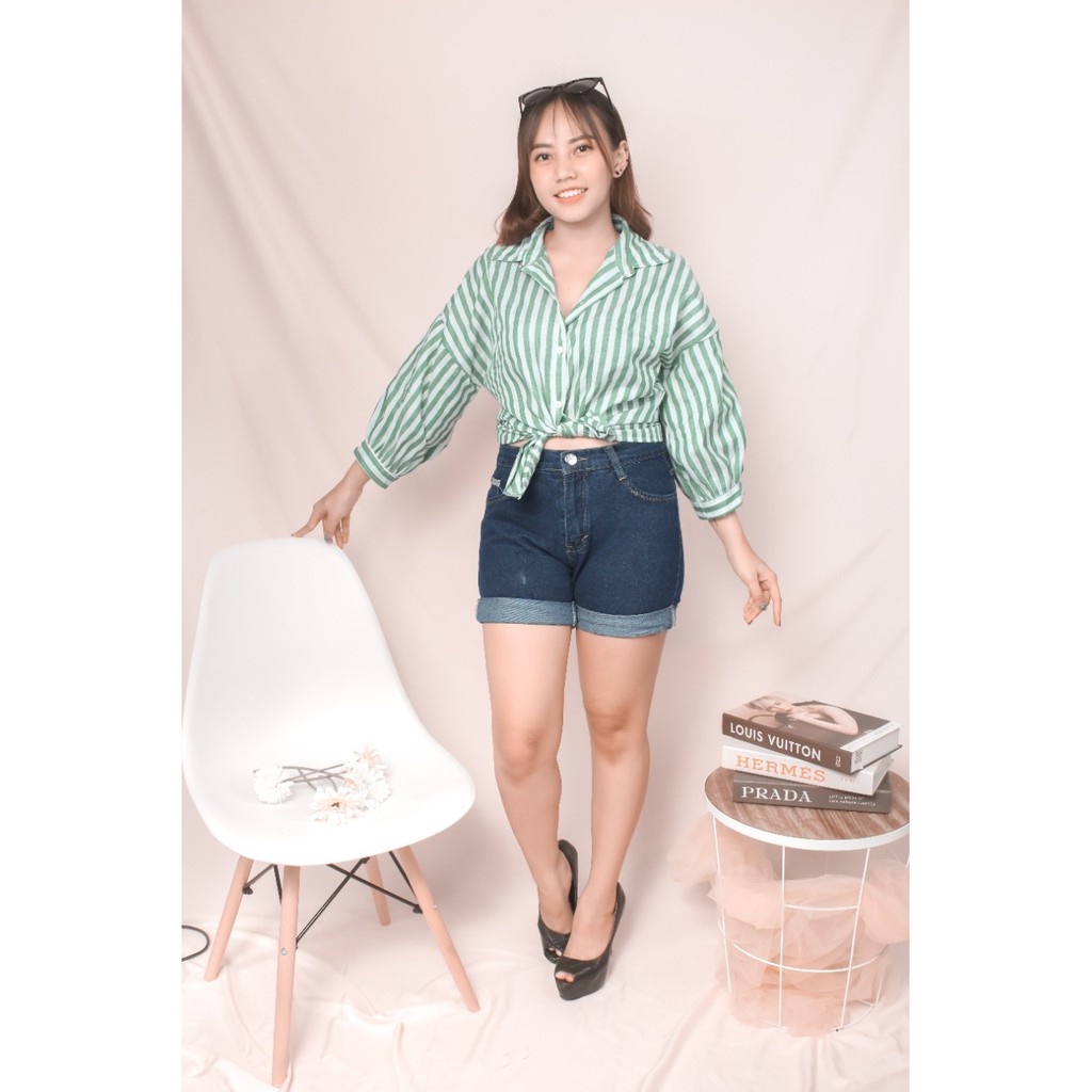 RX Fashion - Kemeja Guilen Oversize Shirt // Oslin Oversize -R1-SALUR - TOSCA