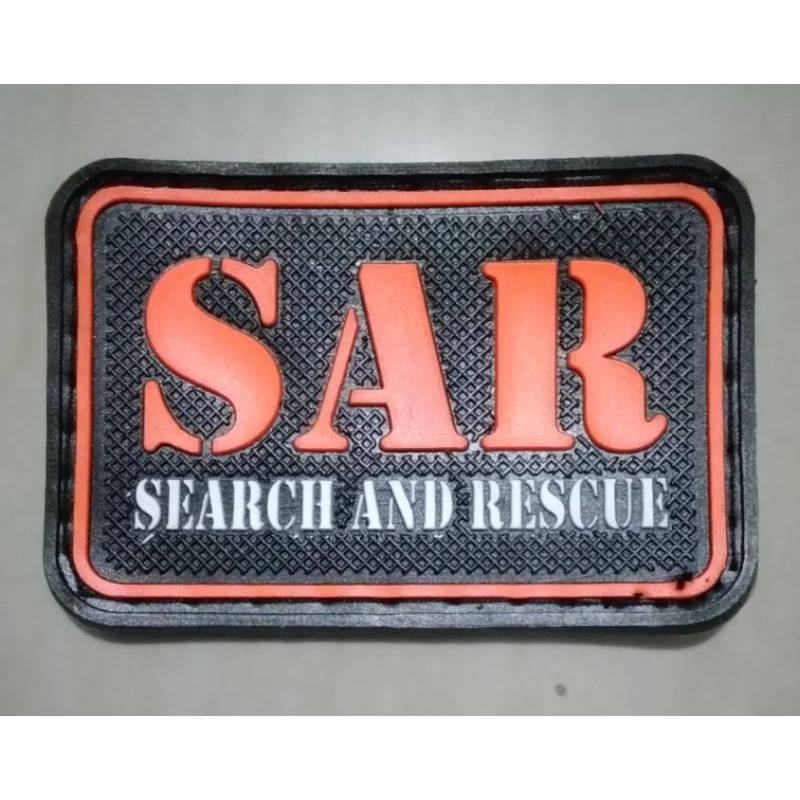 PATCH RUBBER SAR RESCUE PENYELAMAT