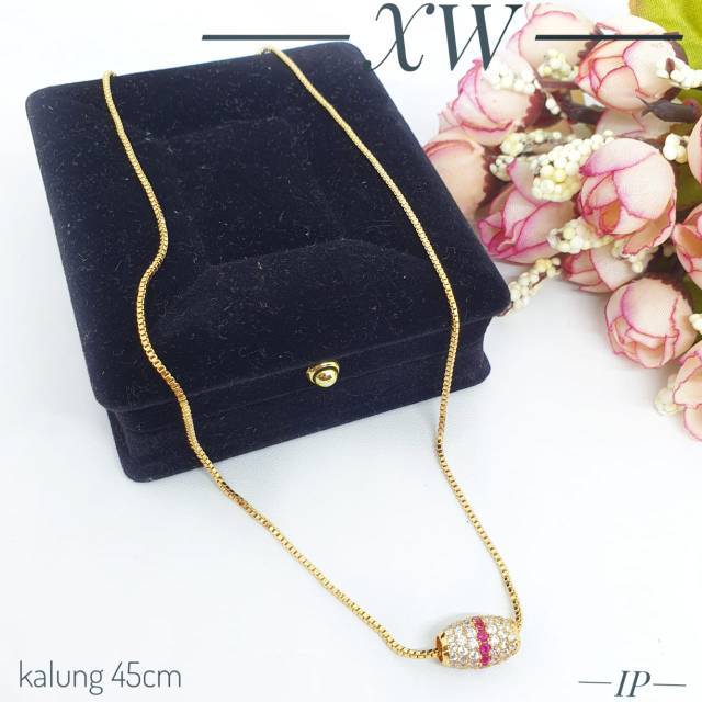 kalung koye mata pink