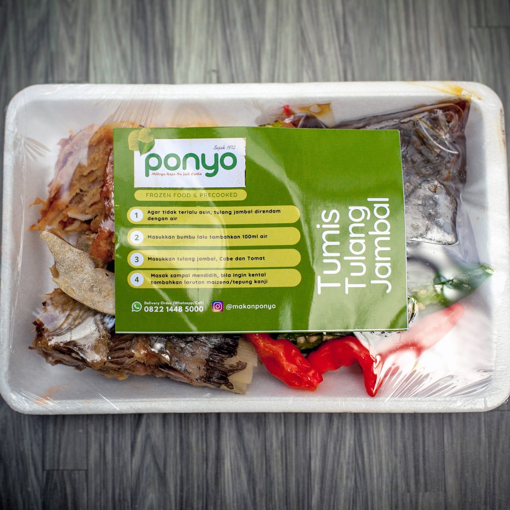 

TUMIS TULANG JAMBAL (1 Porsi)