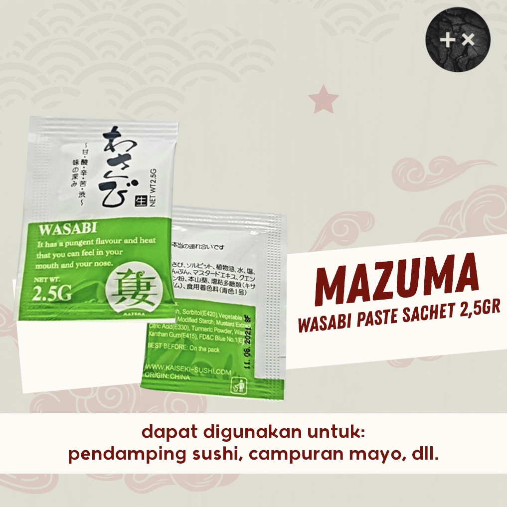 

Mazuma Wasabi Paste Sachet 2,5 gram