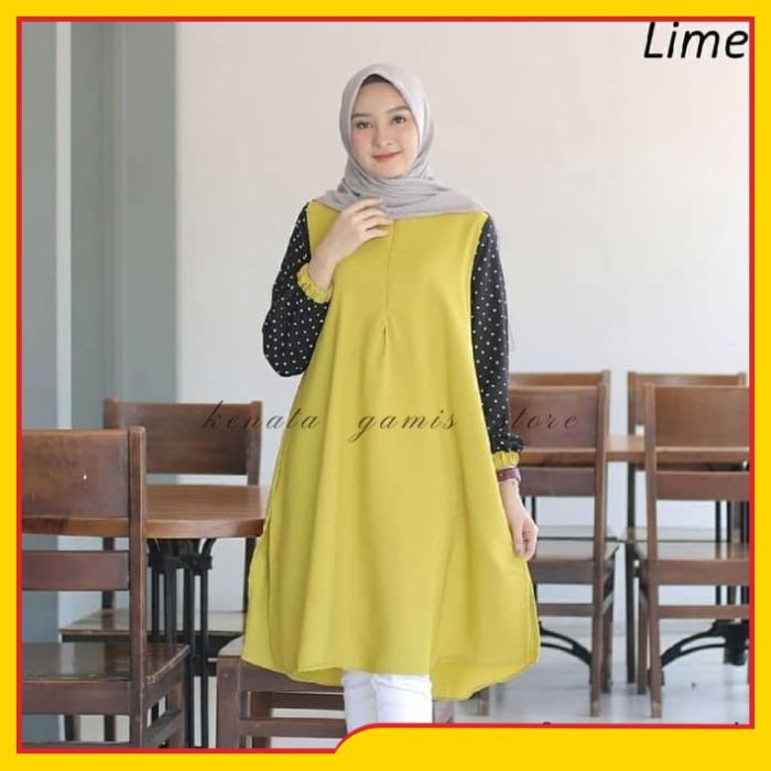 LD150 - Baju Muslim Wanita Brisia Tunik