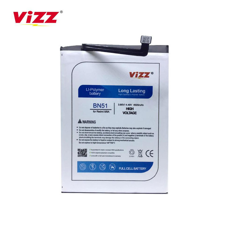 Vizz Double Power Battery Batre Baterai Vizz Xiaomi Redmi 8 Redmi 8A BN51