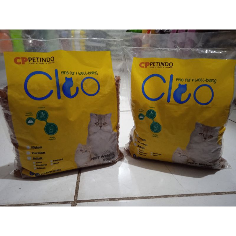 cleo adult makanan kucing repac 1kg alvarian tuna salmon