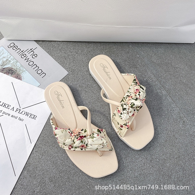 ♫ Megata ♫ SJ010 Sandal Bunga Wanita / Sandal Slop Wanita / Sandal Fashion Wanita Murah / Sandal Cewek