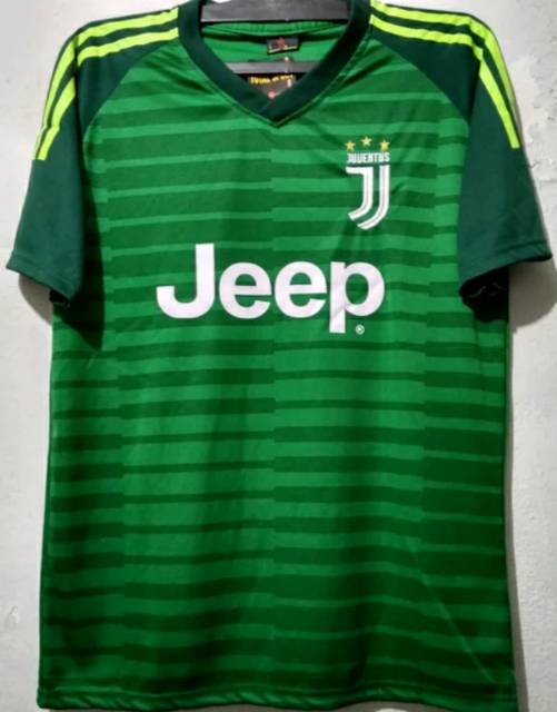 Jersey Juventus Kiper 2018 Jeep Hijau Serie A Italia 3rd Terbaru Lokal