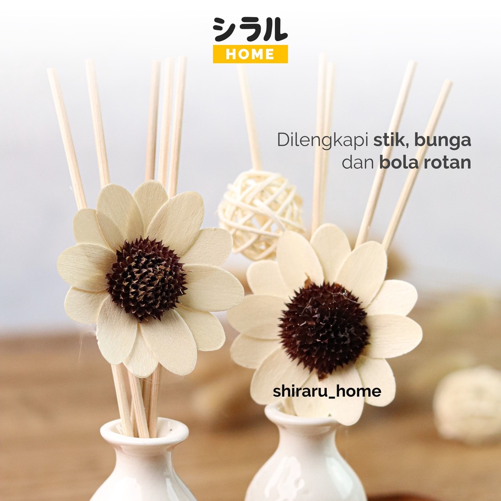 [30ml] Rattan Reed Diffuser Hampers Sidang Wisuda Souvenir Pernikahan Rattan Sticks Parfum Ruangan Pot Bunga