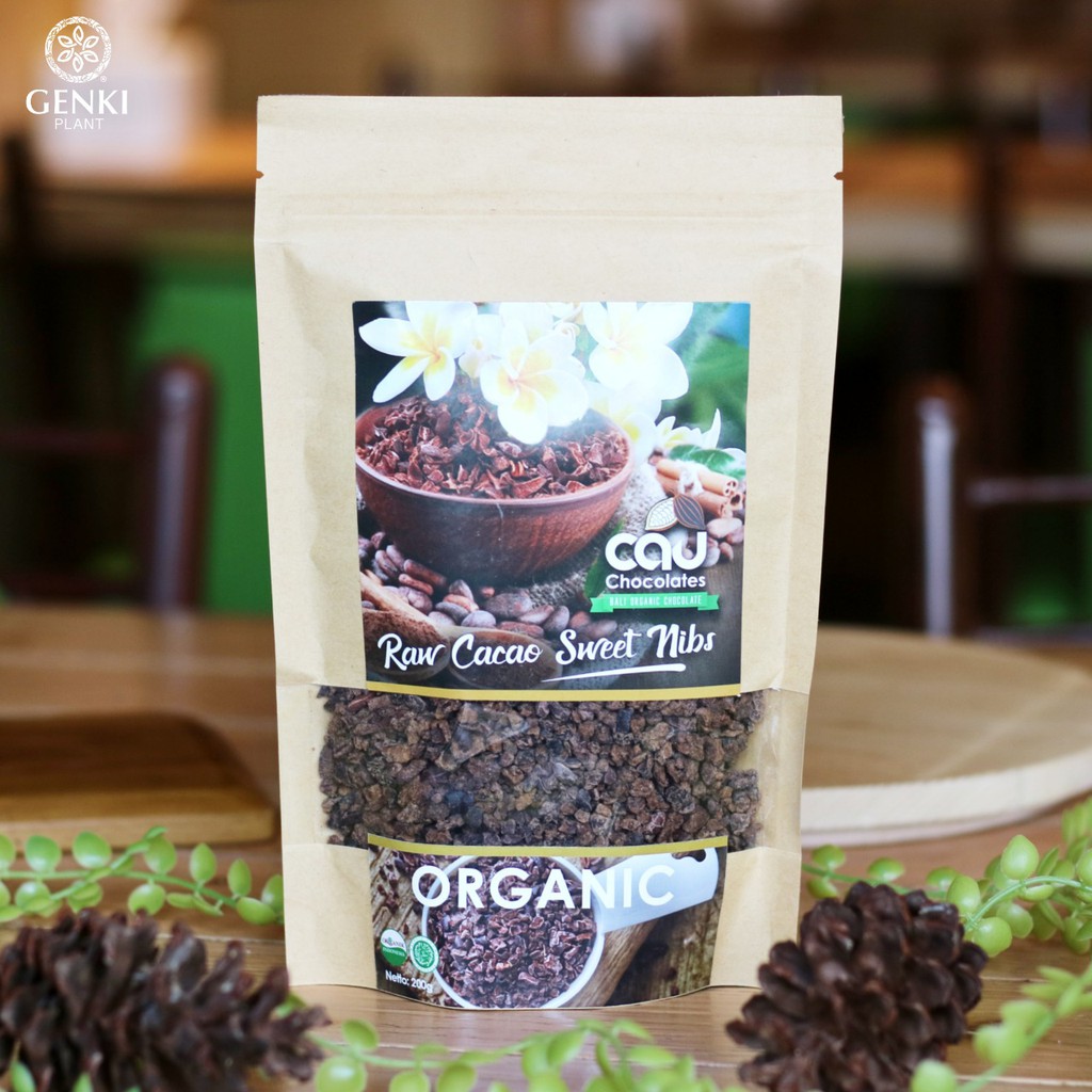 

Organic Raw Cacao Sweet Nibs (Cau Chocolates) - 200g