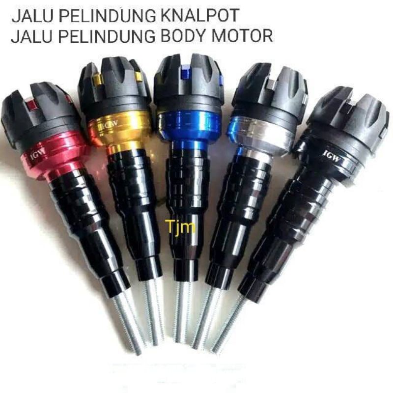 jalu knalpot frame slider Jalu pelindung knalpot Nmax Aerox PCX Lexi Vario Dll