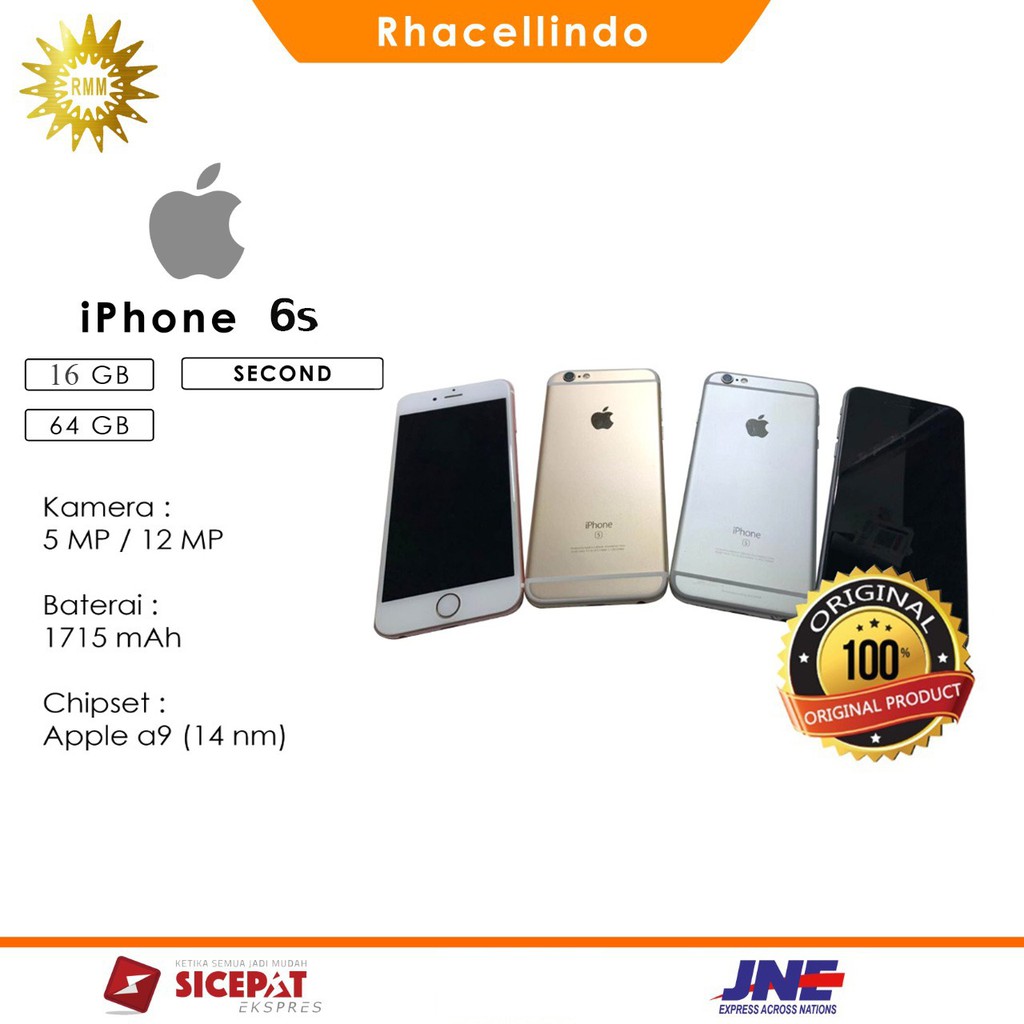 IP 6S 16G   B Fullset Second Original Mulus | Shopee Indonesia
