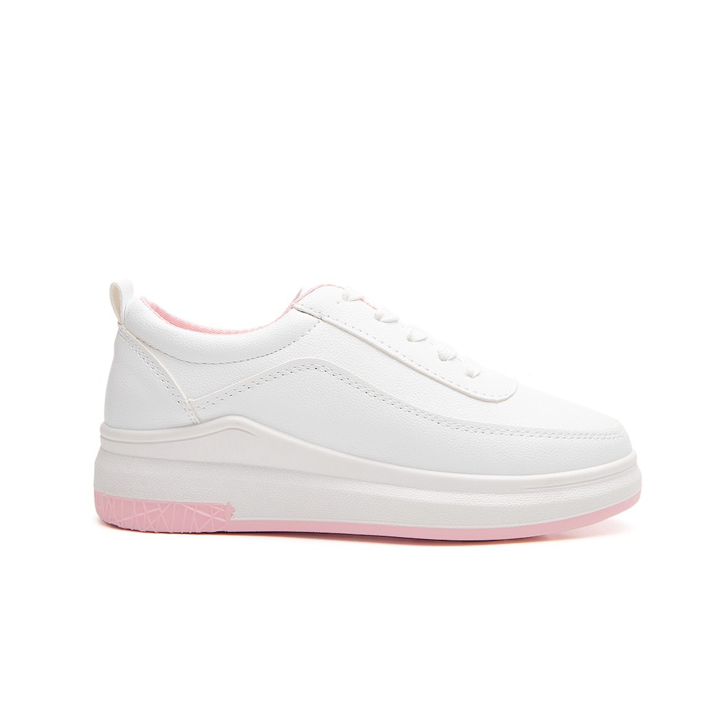 PVN Suga Sepatu Sneakers Wanita Putih Pink Shoes 004-2