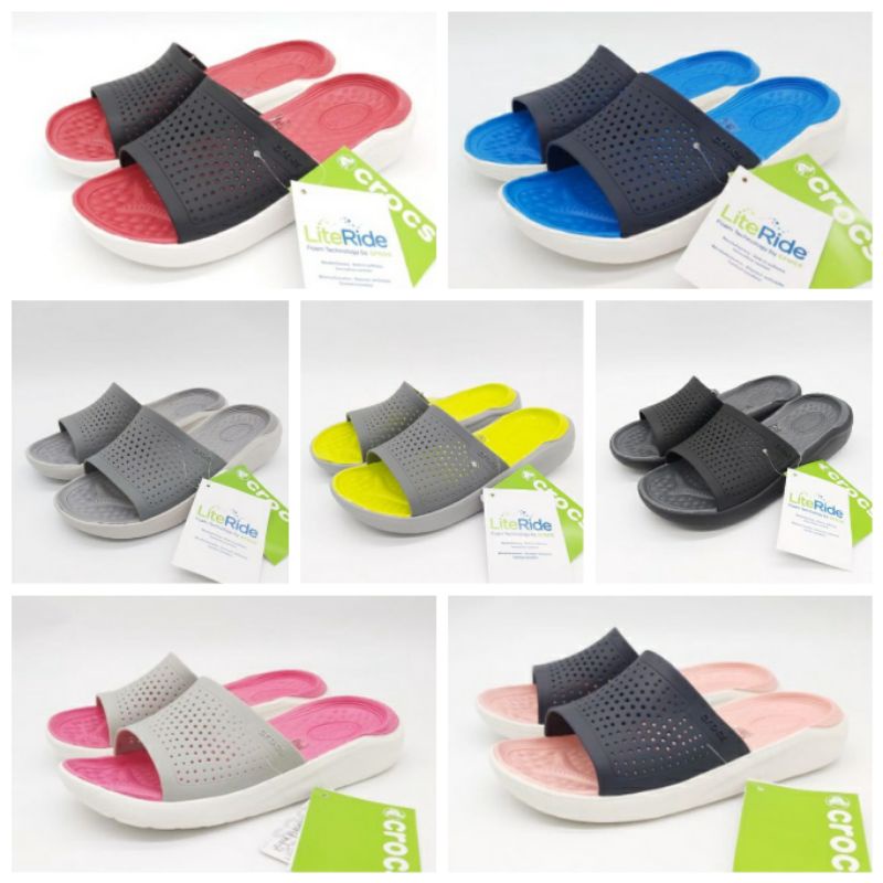 CROCS LITERIDE SLIDE MAN SANDAL SELOP PRIA LITERIDE CROCS MAN