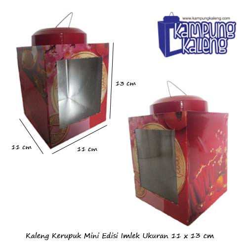 Kaleng Kerupuk Mini Edisi Imlek Ukuran 11 X 13 Cm