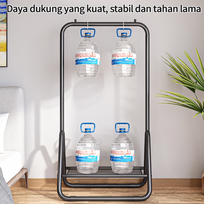 Rak Gantungan Baju Serbaguna Stand Cloth Hanger Gawang Rak Jemuran Pakaian Portable