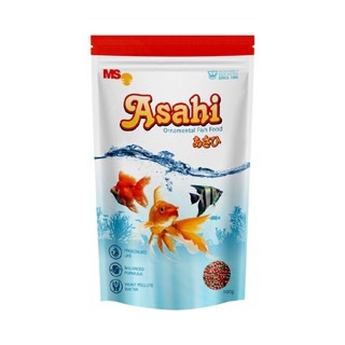 Asahi 100gr Pelet Pellet Pakan Makanan Ikan Hias Mas Koki Komet Murah