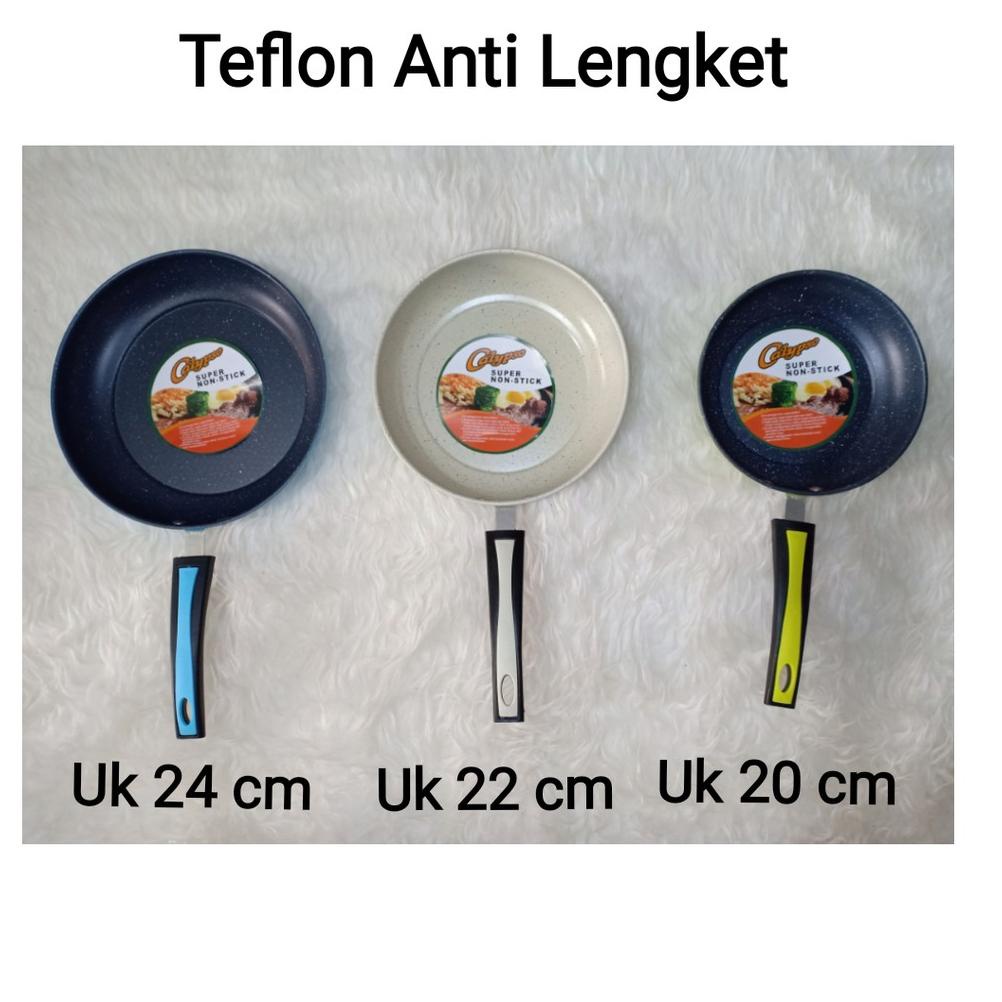 Teflon/Wajan Calypso Penggorengan Anti Lengket Tanpa Minyak