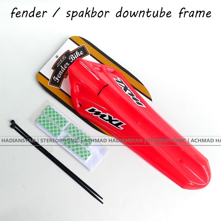 Fender MXL Downtube Frame - Fender Mudguard Sepeda - Fender MTB Mud Guard - Spakbor Sepeda Fender