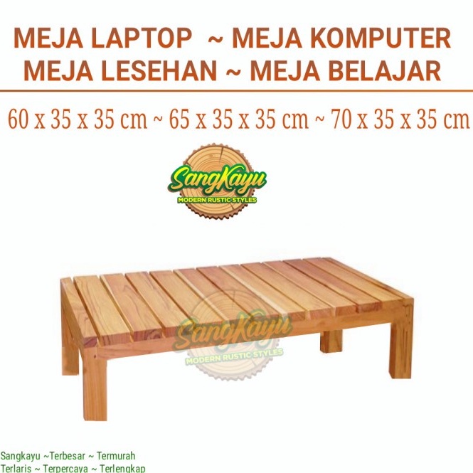 Meja lesehan Meja komputer laptop table meja monitor meja belajar