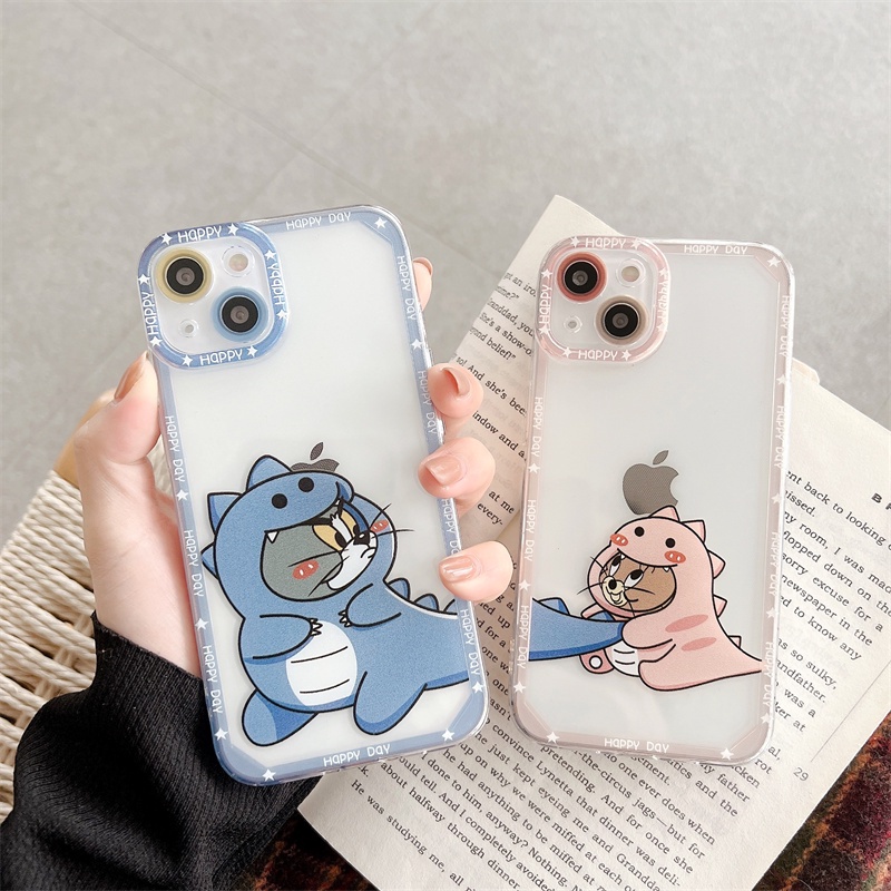 Casing Iphone 13 12 11pro Max X Xs Xr Xsmax 7 8plus Motif Jerry &amp; Tom Angel Eyes