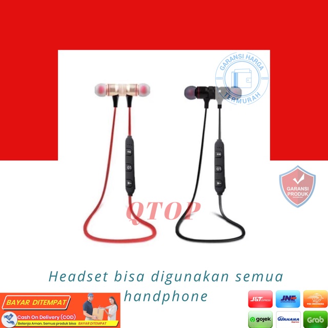 Earphone Bluetooth 4.2 Wireless Headset Magnetic Sport In-Ear Headphone