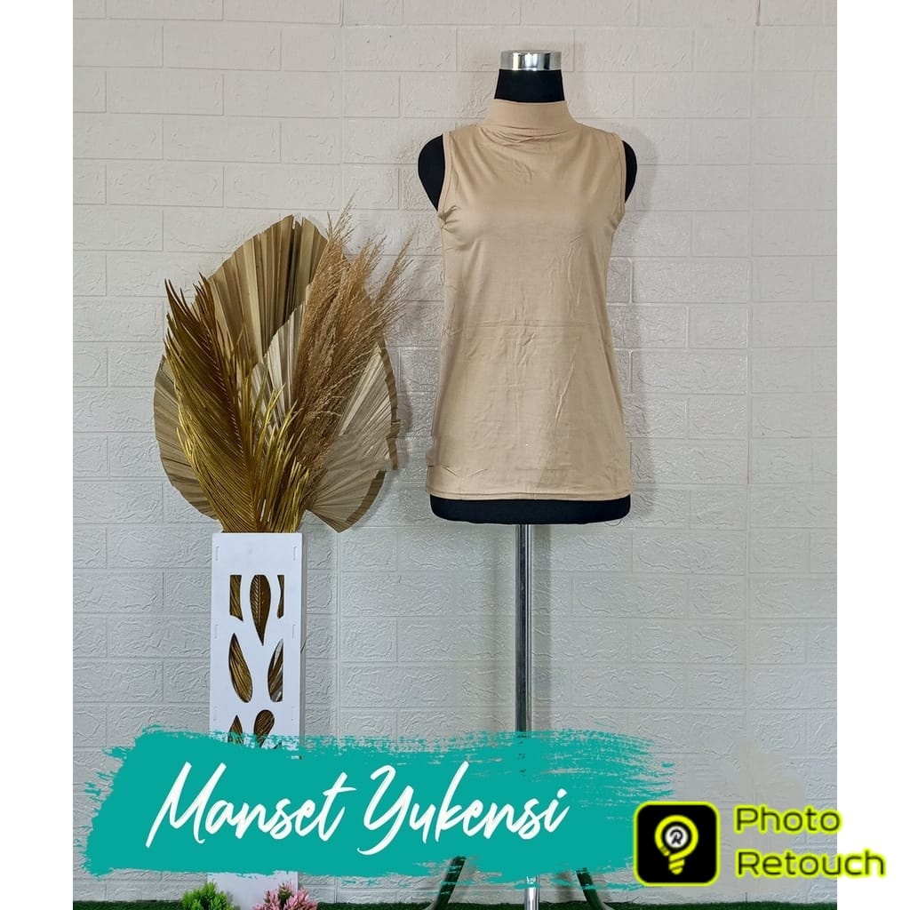 BEFAST - ZEC OOTD Wanita INNER AFINYA / Inner Manset Tanpa Lengan / Inner Manset JERSEY / Manset Dalam Wanita / Manset Polos / Inner Manset Terlaris / Terbaru 2022 /Inner Manset Daleman Wanita Hijab