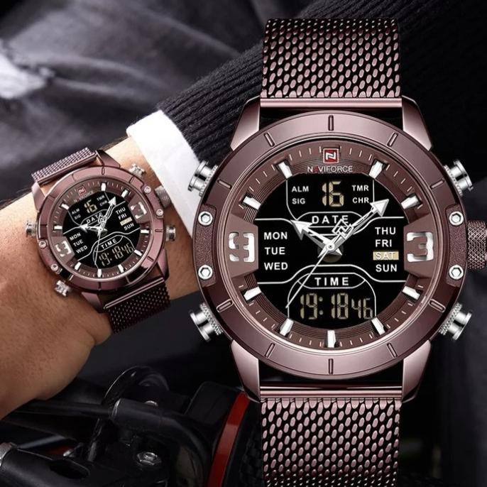 RECOMENDED JAM TANGAN PRIA NAVIFORCE NF9153 NF-9153 ORIGINAL GARANSI RESMI 1TAHUN