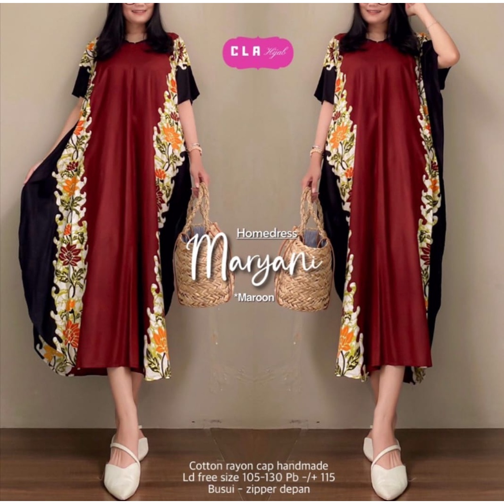 Kaftan Gamis Batik Jumbo