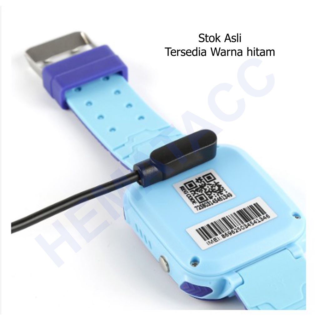 Kabel Charger Imo Smartwatch Anak Q12 Z5 Z6 W33 Evercoss B5 J1 Hematacc