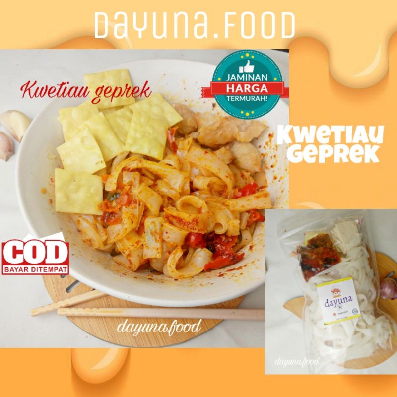 

Kwetiau Goreng Sambal Geprek Pangsit Cemilan Pedas