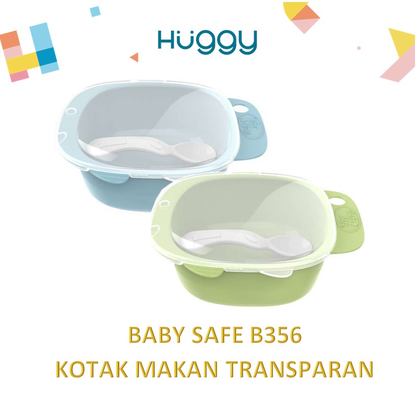 Baby Safe B356 Meal Bowl with Transparent Lid Kotak Makan Anak