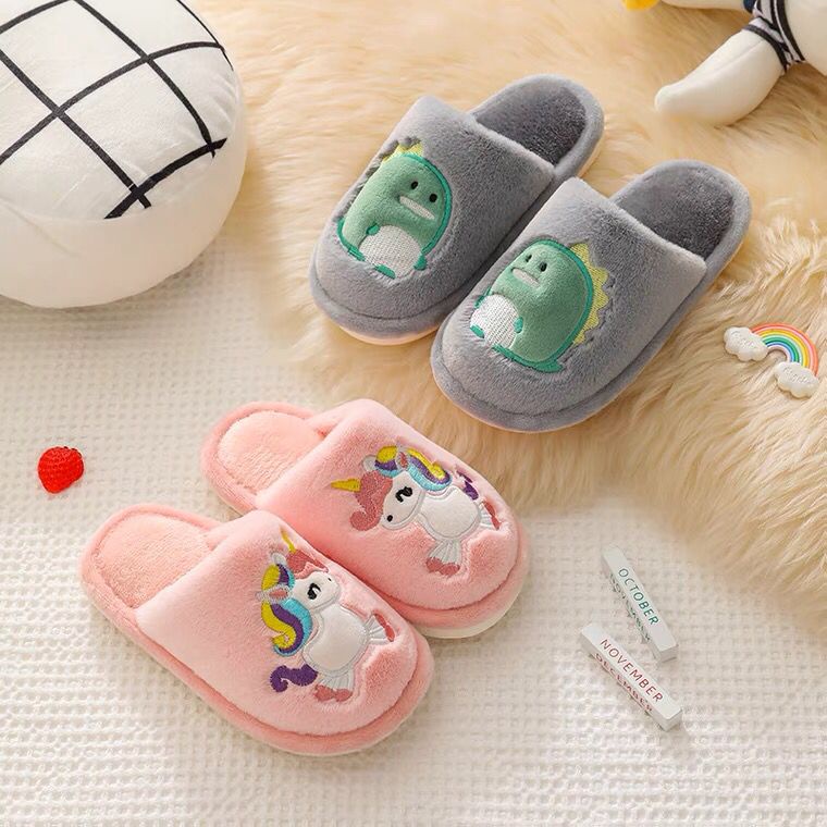 SANDAL RUMAH DINO DINOSAURUS UNICORN KUDA PONY ANAK SEPATU KAMAR IMPOR ANAK DEWASA