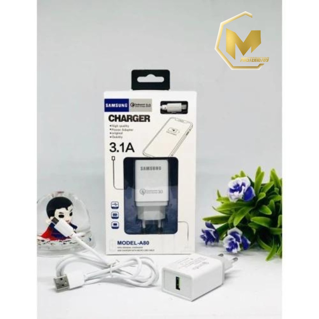 BM048 A80 Cashan Cashan SAMSUNG 3Amper QUALCOM micro fast Charging Anti meledak J2 prime j3 j5 j7 MA1196