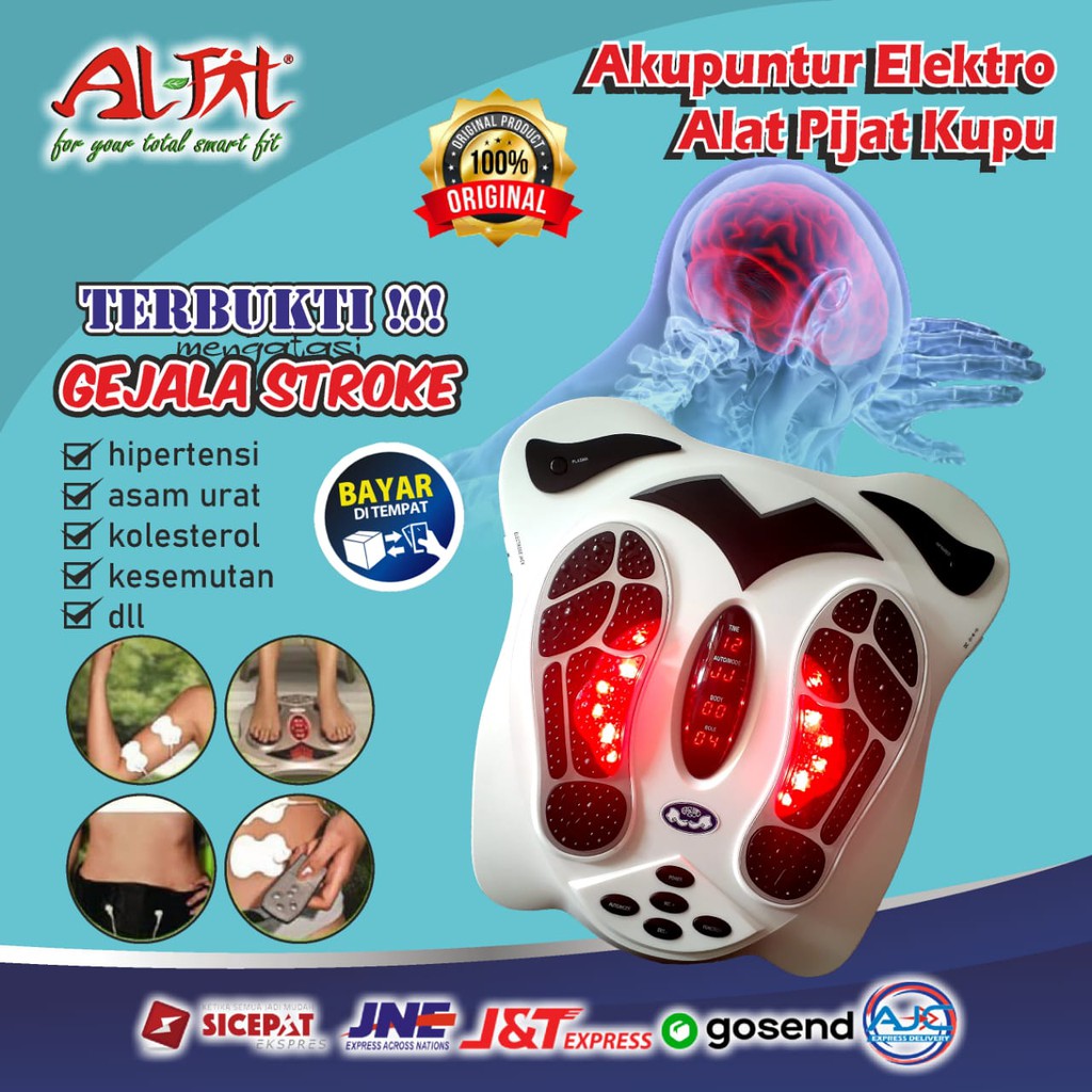 Alat Terapi Kesehatan Mesin Pijat Akupuntur Setrum Getar Stroke Ringan Kaki dan Tangan