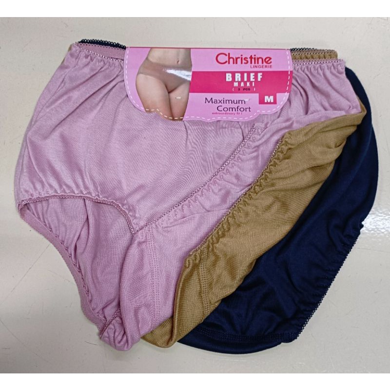 CHRISTINE CELANA DALAM WANITA  MAXI/CD WANITA KATUN ISI 3