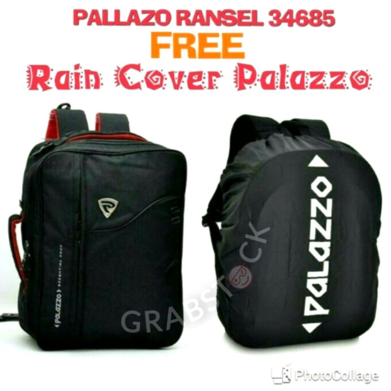 HARGA EXTRA Palazzo Tas 3in1 bisa Ransel, Selempang,Jinjing 34685 Hitam