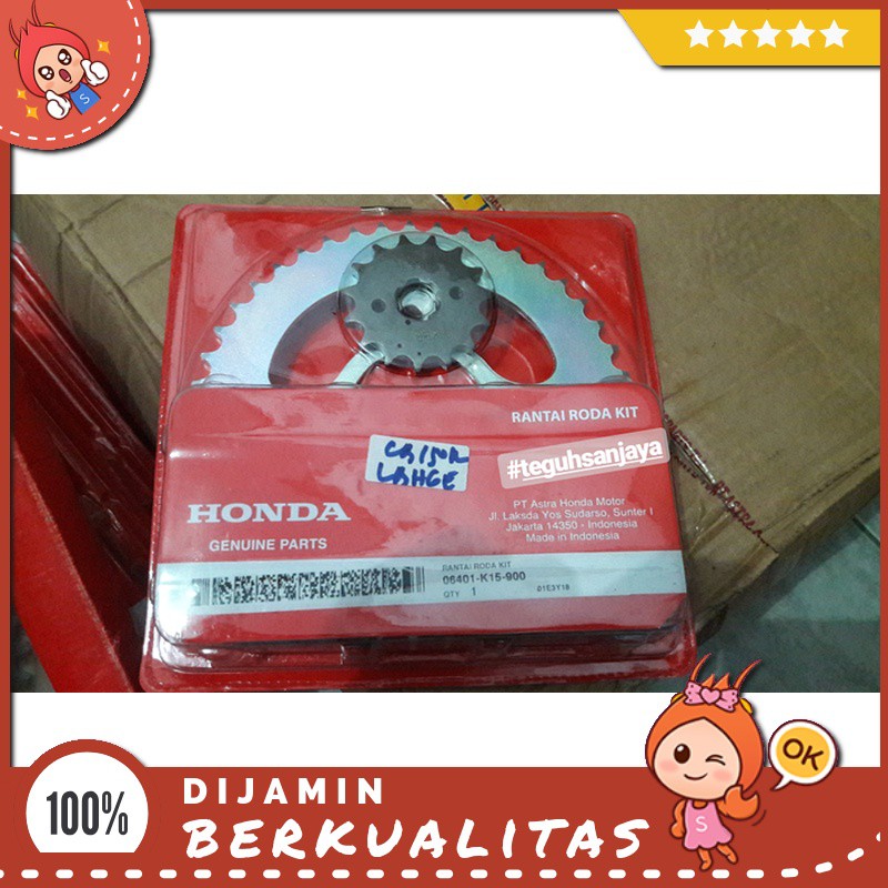 Gir Set / Gear Set Cb150R Asli Original Honda Sparepart Motor Murah