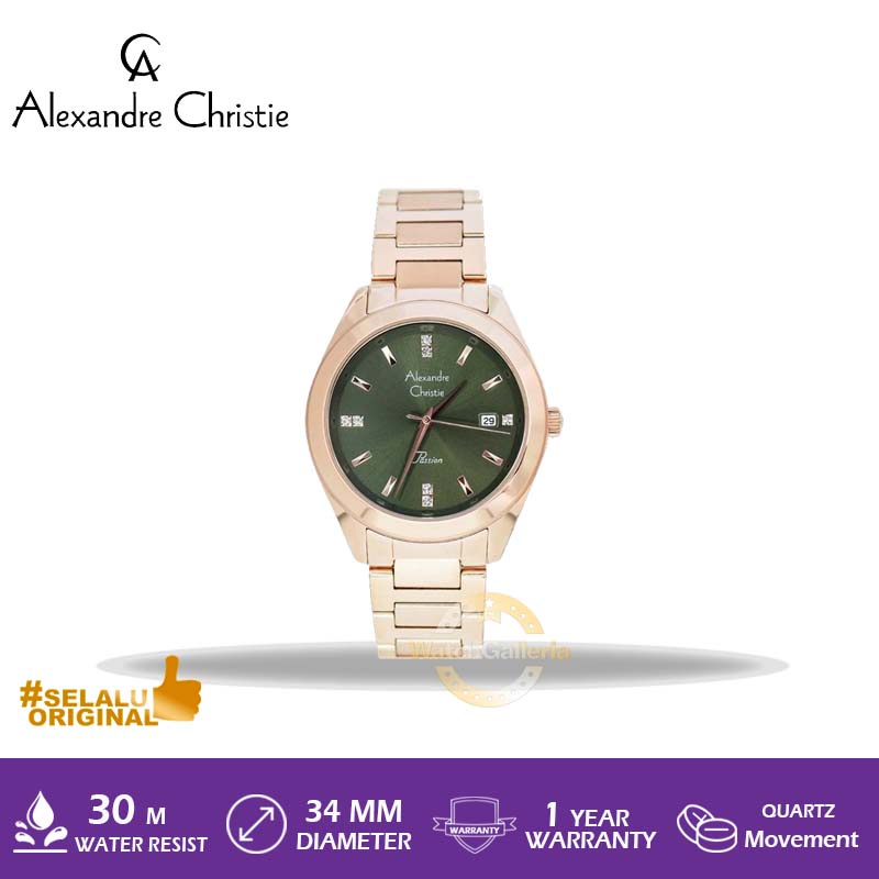 Jam Tangan Alexandre Christie AC 2948 LD BRGGN Original Murah