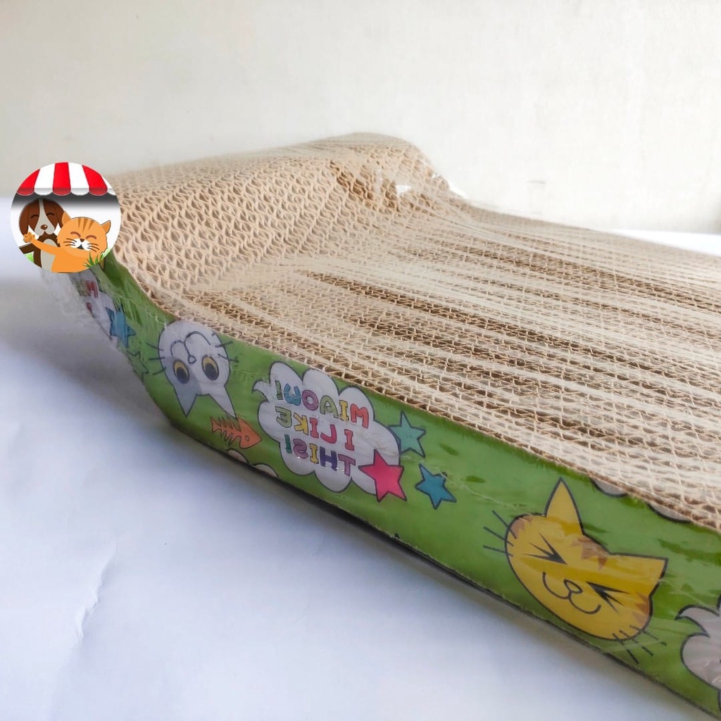 Mainan Papan Garukan Kucing - Cat Toy Scratcher Board Cakaran Kucing