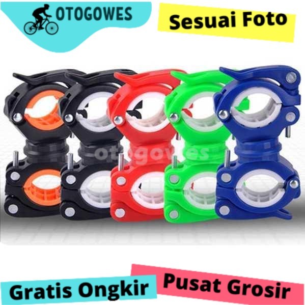 Penjepit Senter Stang Sepeda Gunung Polygon MTB 360 Derajat ZH1035904
