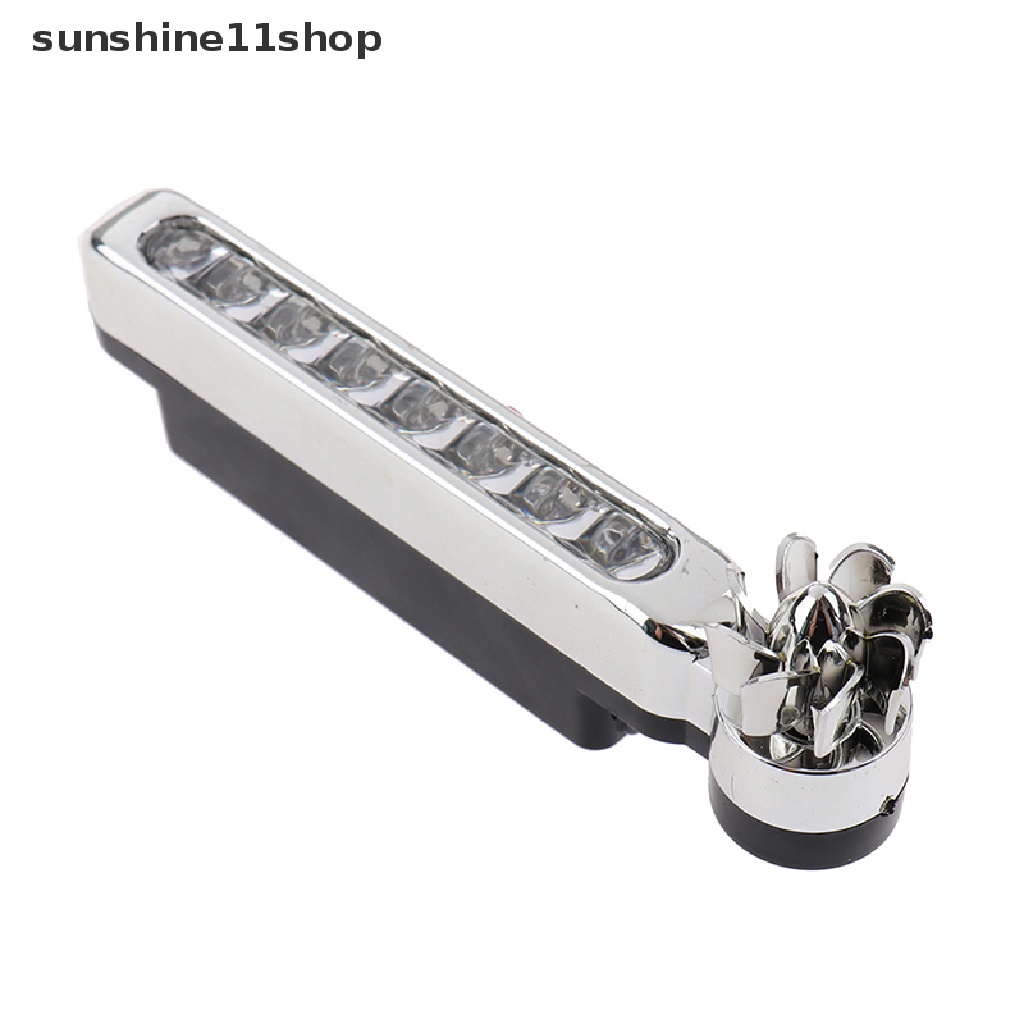Sho Lampu DRL 8-LED Tenaga Angin Power External Untuk Mobil