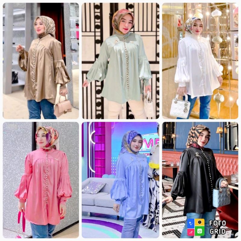 ( SALEEEE ) SPESIAL NEW COLLESTION TUNIK / SEMI DRESS ORI SHELLASAUKIA AGEN GRESIK