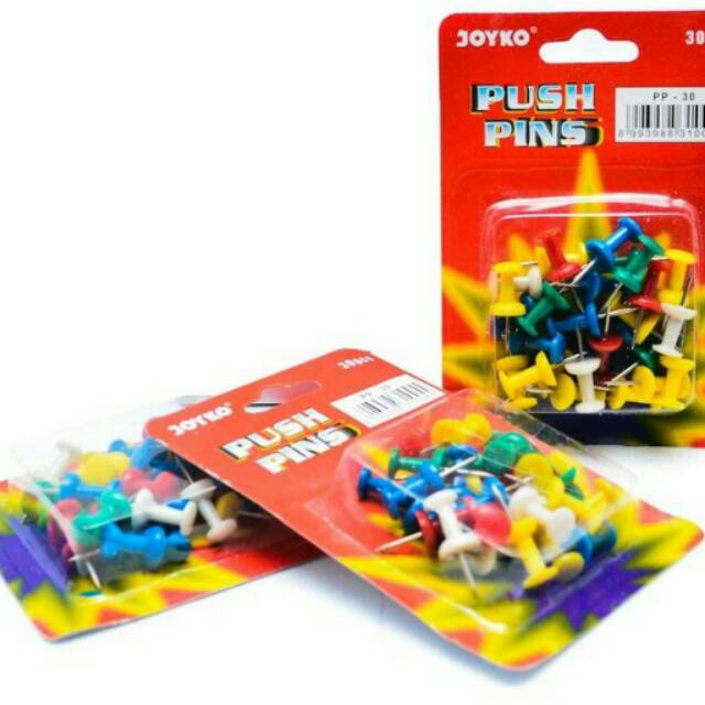 

Push Pins Joyko PP30TR