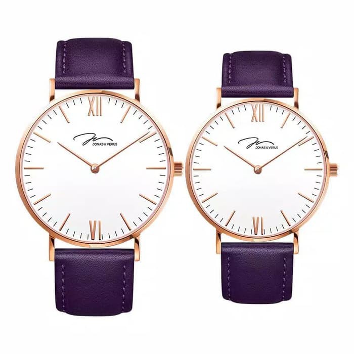 Hot Sale Jam Tangan Couple Jonas Verus Y01646 Terlaris