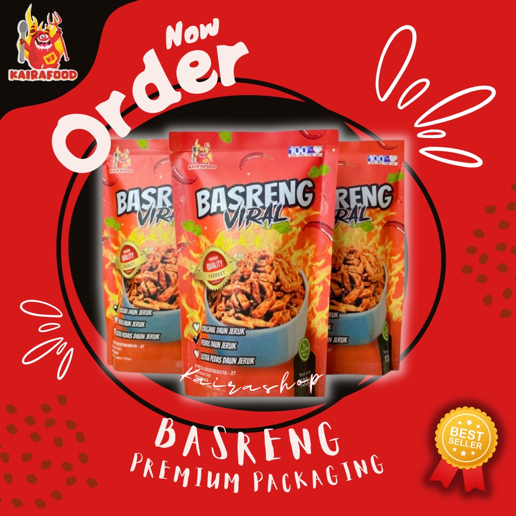 BASRENG PEDES DAUN JERUK | PREMIUM PACKAGING