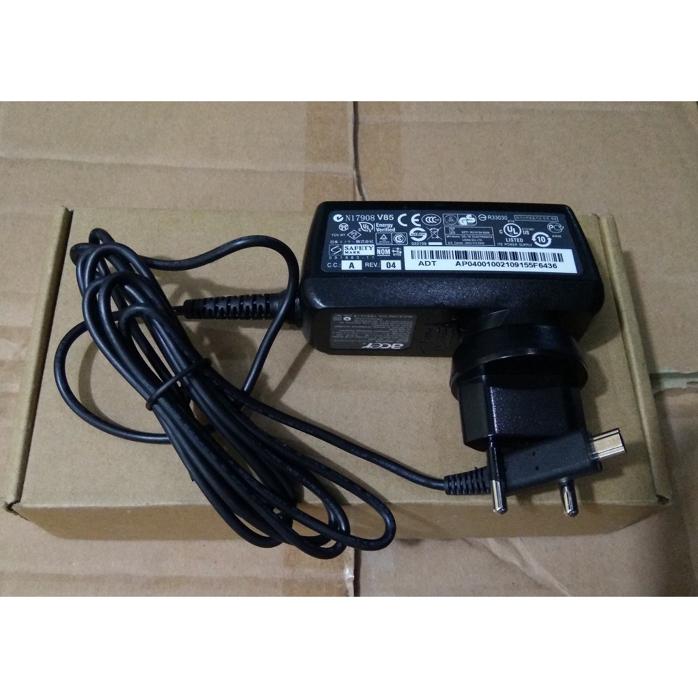 ORIGINAL adaptor charger Acer 12v 1 5A colokan mini USB iconia SC98